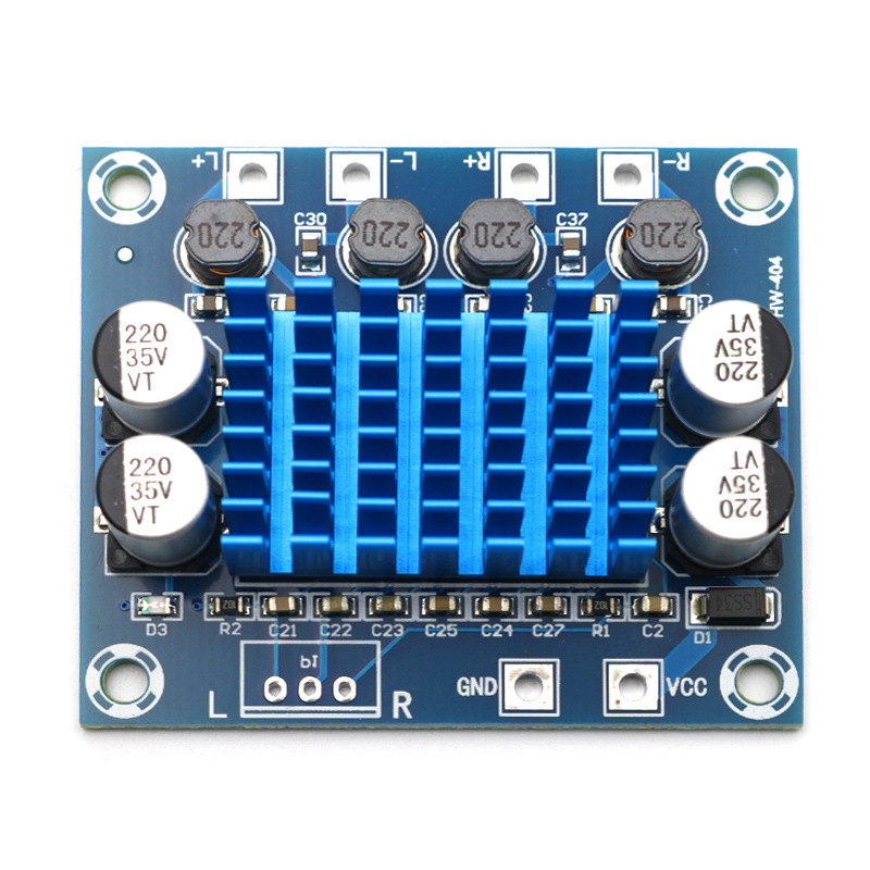 XH-A232 high-definition digital audio power amplifier board mp3 amplification module 12V24V sound reinforcement board dual-channel 30W details Picture