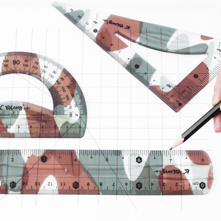 30 cm Yalong cross-border plastic flexible ruler for school supplies Specification image