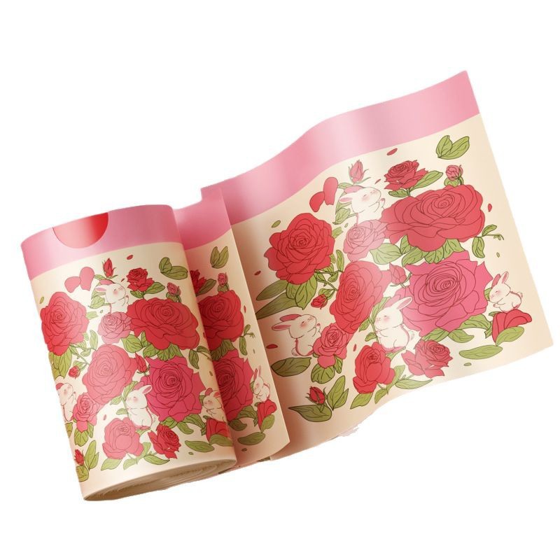 垃圾袋/新年垃圾袋/宠物垃圾袋/金源垃圾袋/垃圾袋1卷100白底实物图