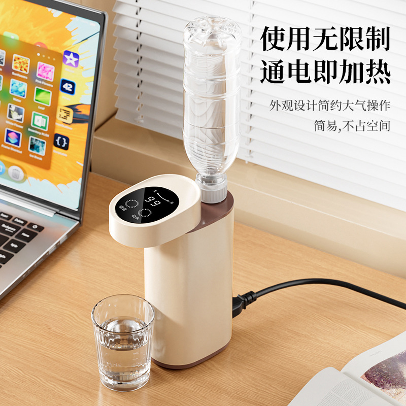 Nuevo dispensador de agua portátil hogar escritorio instantáneo salida de agua caliente viaje absorción de agua mini pequeño calentador instantáneo details Picture