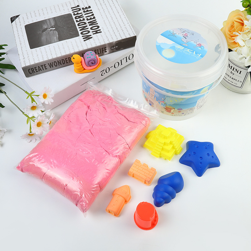 DIY puzzle toys cubo set con molde espacio marte sand magic sand luna sand stock al por mayor Application Scenario