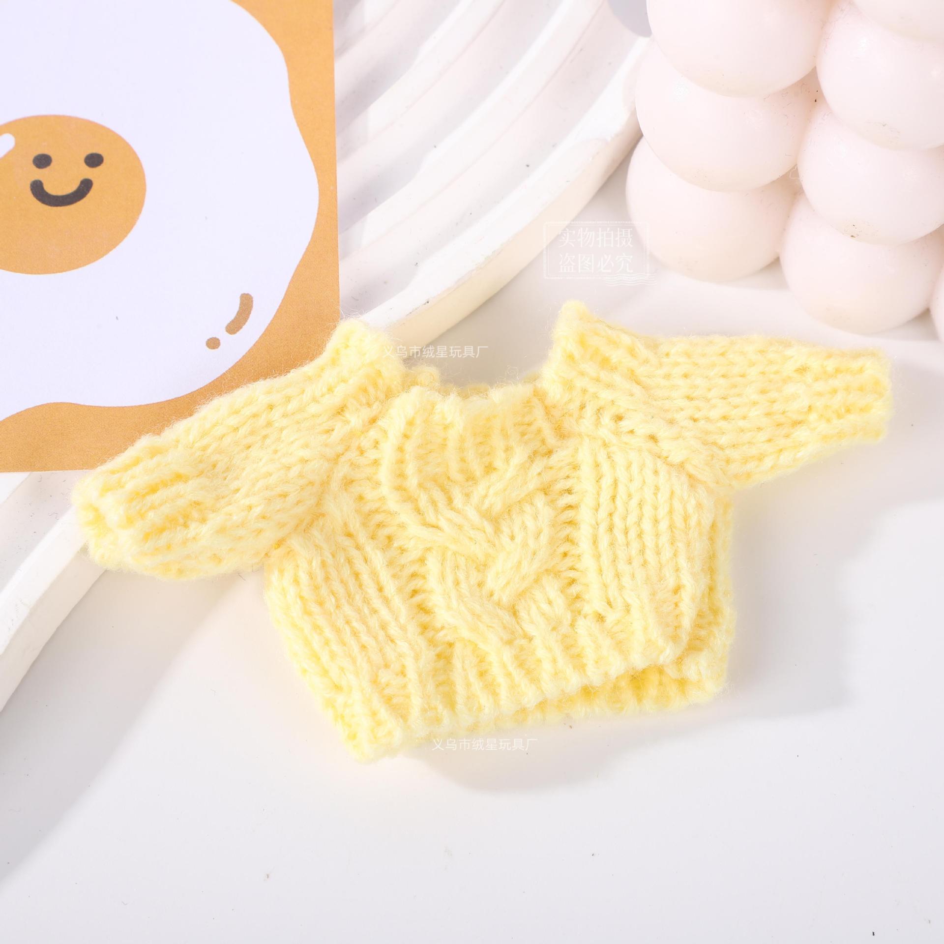 Hot-selling Dog Grooming Master Dog plush toy clothes 10cm doll clothing decoration set 8 points bjd sweater collection Application Scenario
