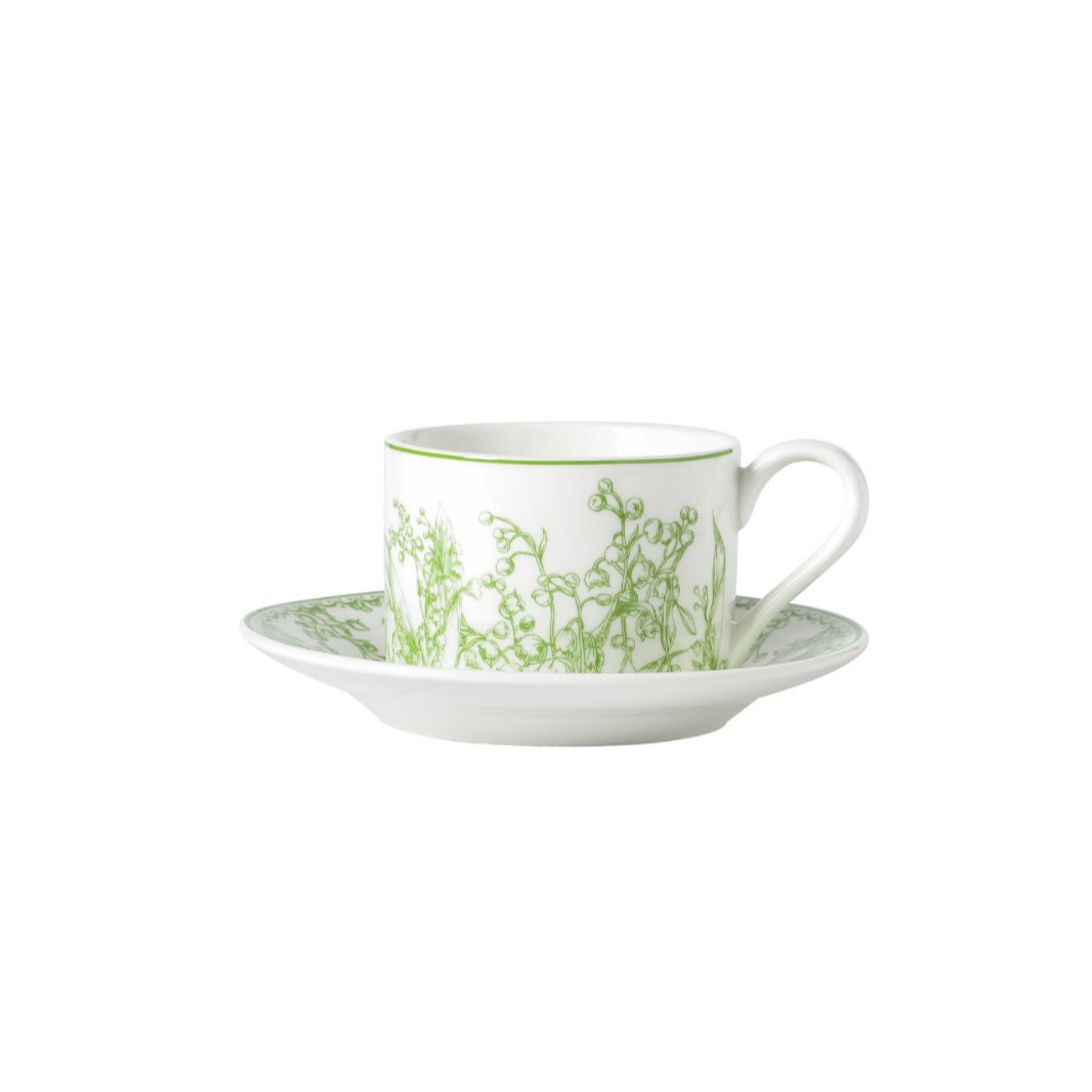 Lily of the Valley coffee cup and plate gift box, mug gift, high appearance level water cup set, opening event souvenir Item Picture