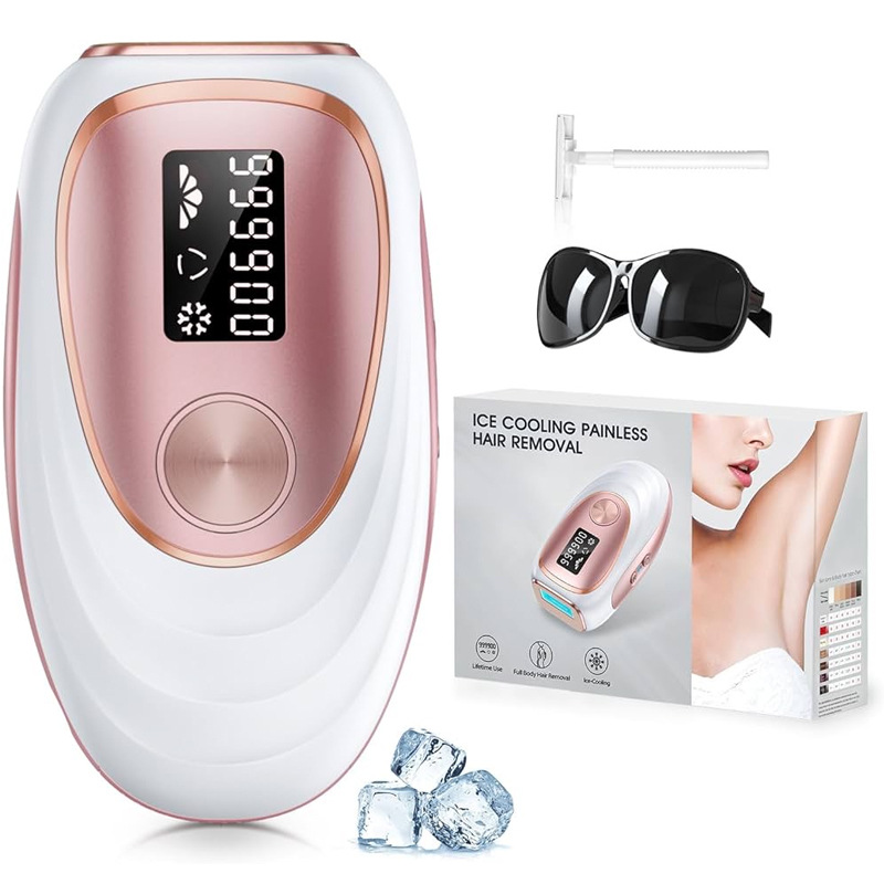 shanilak's in-stock cross-border home hair removal device, a full-body private area armpit handheld pulse photon non-damaging ice point hair removal device