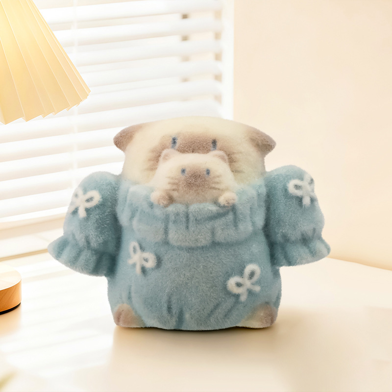 猫猫PAI一缕温暖盲盒卡通可爱桌面树脂摆件多款式搞怪摆件盲盒细节图