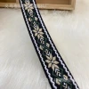 2.4cm- 2.7cm Handmade DIY bow, ethnic style jacquard embroidery, webbing, hair accessories, headwear, and border straps Application Scenario