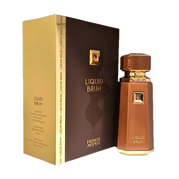 跨境爆款French Avenue Liquid Brun Eau de Parfum法国大道香水白底实物图