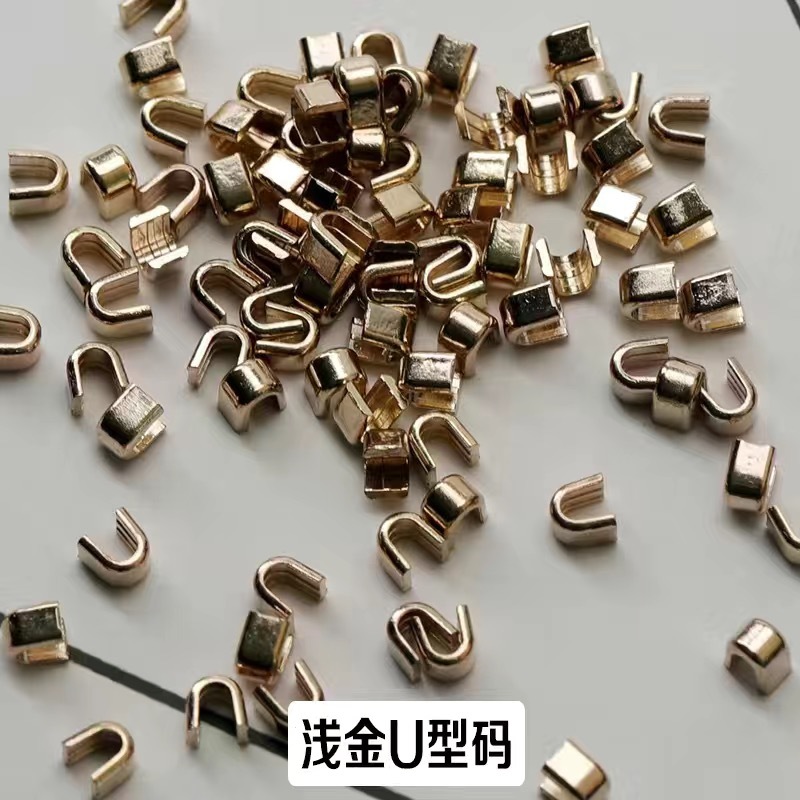 No. 3, No. 5, No. 8 zipper U-shaped and I-shaped zipper accessories repair zippers to prevent pull heads from falling off, available in stock Specification drawing