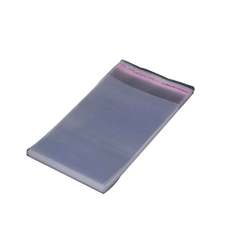 opp self-adhesive bags, transparent plastic film self-adhesive packaging bags, double-layer 12-thread self-sealing bags, square bags in stock Item Picture