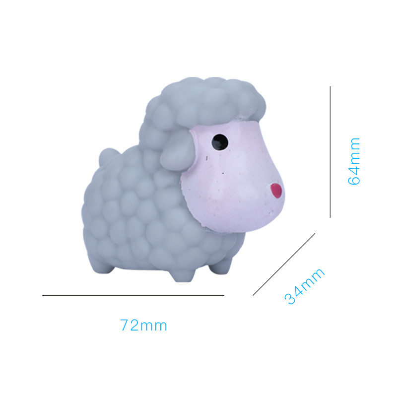 Creative, cute and vocalizing little sheep toys for children to play in water, babies to grasp and pinch, and call for bathing toys wholesale Application Scenario