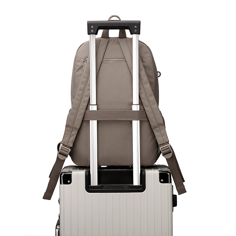 Estudiante universitario viaje viaje de negocios mochila colgante caja de barra mochila mochila de gran capacidad mochila impermeable Specification image
