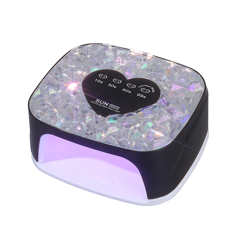 The manufacturer supplies S50 dual-source high-power nail lamp, nail light therapy, long-lasting intelligent sensor nail lamp, and nail one-line lamp Item Picture