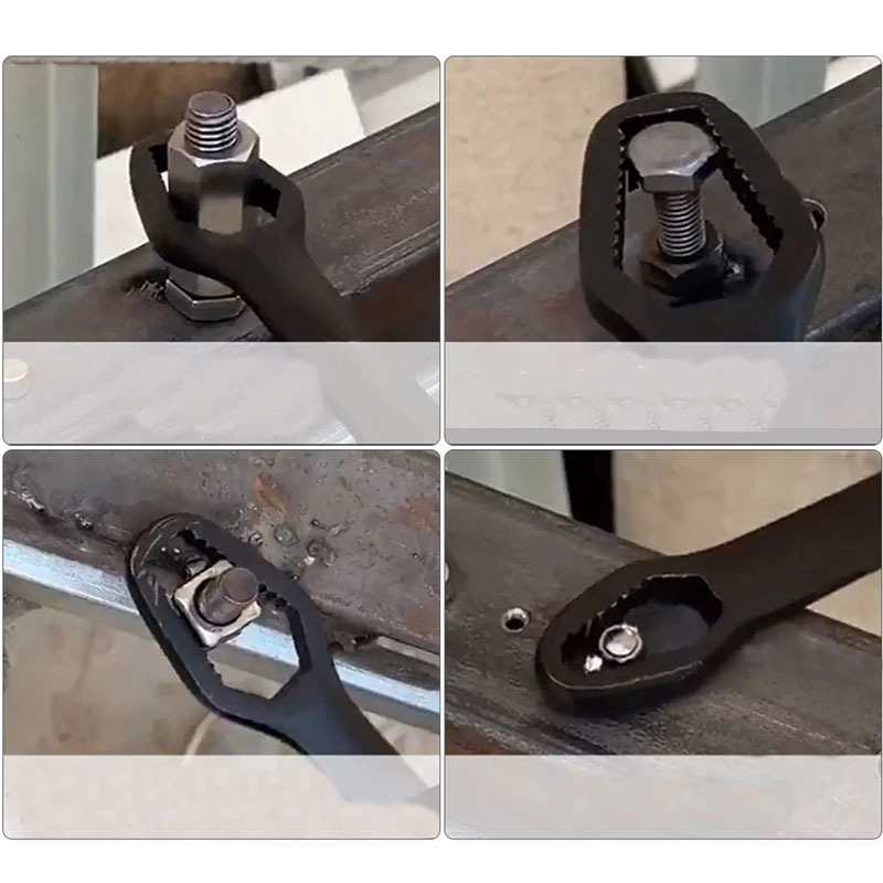 Double-ended box wrench 8-22, multi-functional anti-slip self-tightening adjustable eye wrench, household auto repair manual tool Application Scenario