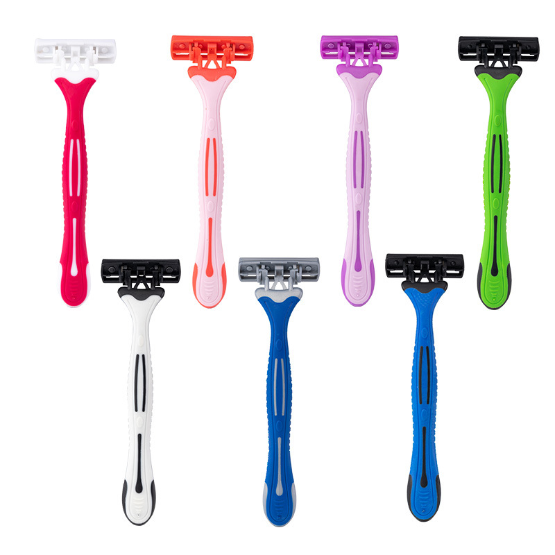Old-fashioned manual razor Pearl Max Men's three-layer full-body shaving hotel household disposable razor Item Picture