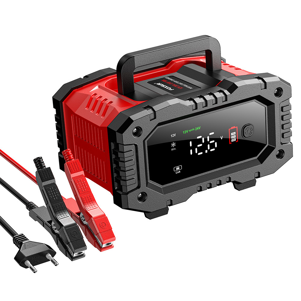FOXSUR 20A 12V24V portable 300W high-power motorcycle and car battery charger Item Picture