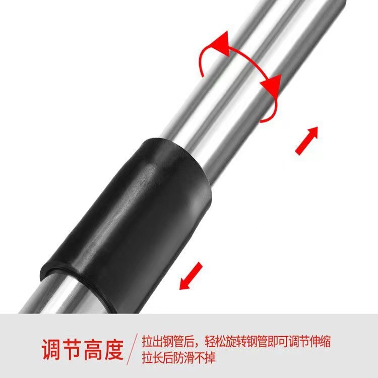 新款不绣钢伸缩手摇旗杆户外运动会手摇旗子导游旗杆手持旗杆批发细节图