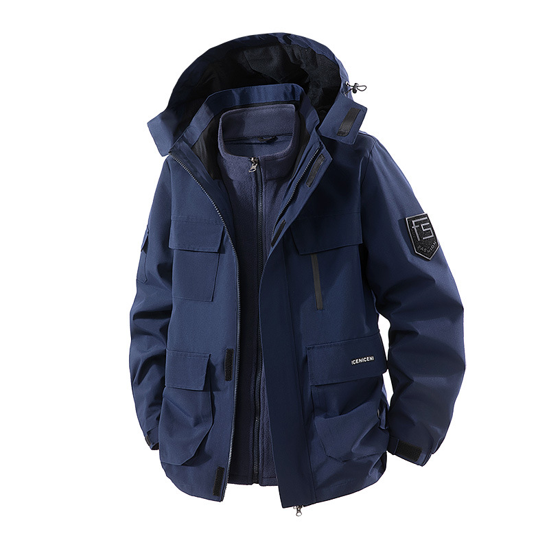 冲锋衣/软壳冲锋衣/冲锋衣男连帽户外/冲锋服/冲锋衣三合一细节图