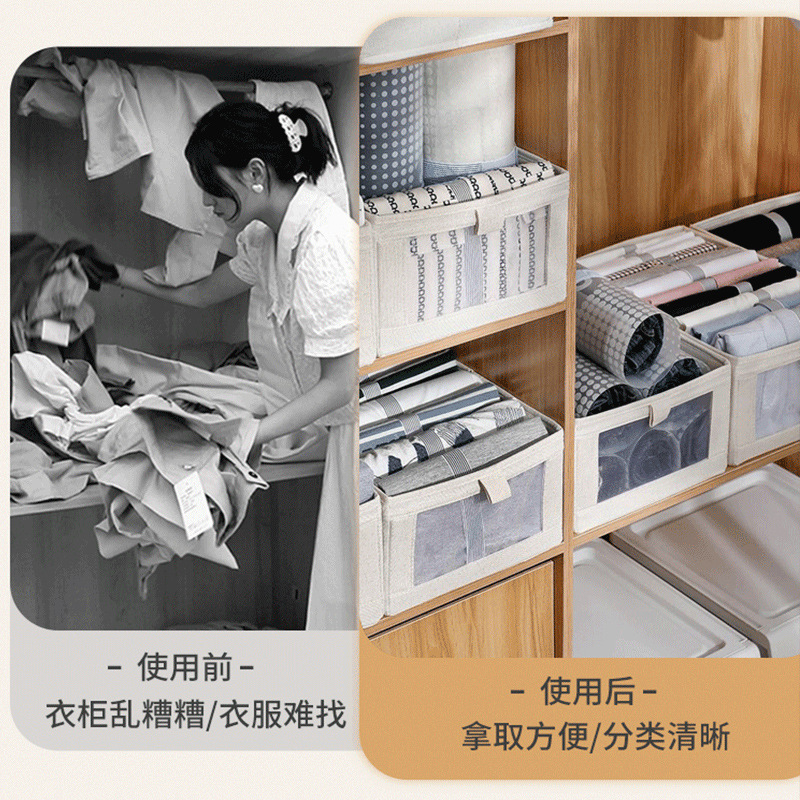 收纳盒/旋转收纳/收纳/内衣收纳盒/吧唧产品图