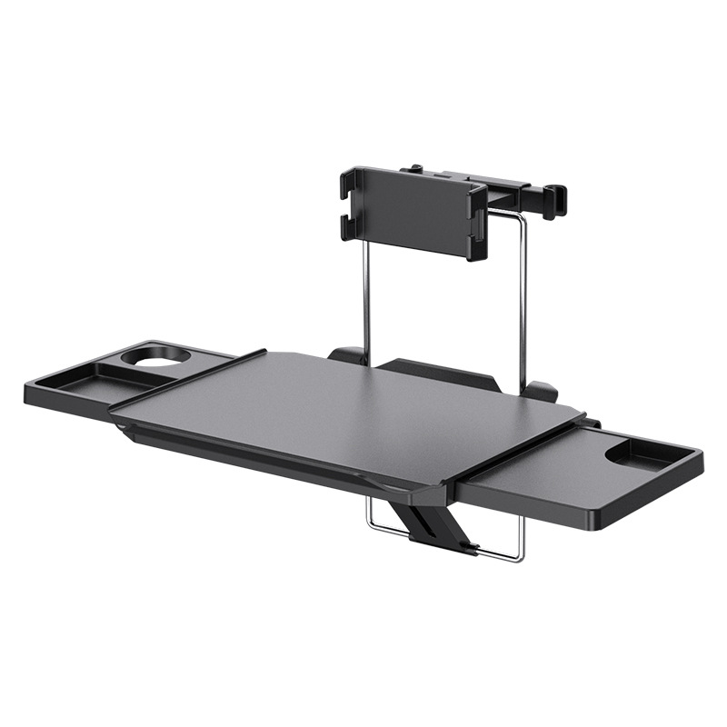 Vehicle-mounted dining table, multi-functional beverage and water cup holder tray, computer desk, folding storage, beverage rack, storage stand Item Picture