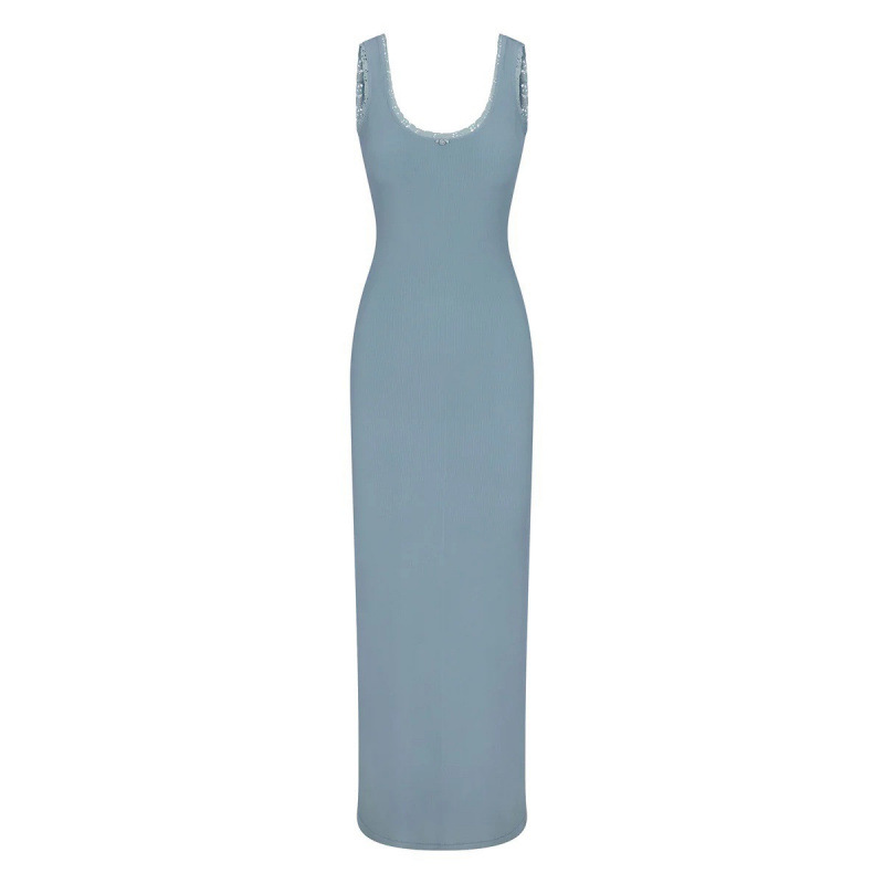 旗袍/高定礼服/抹胸裙/纱裙半身裙/广州十三行连衣裙细节图