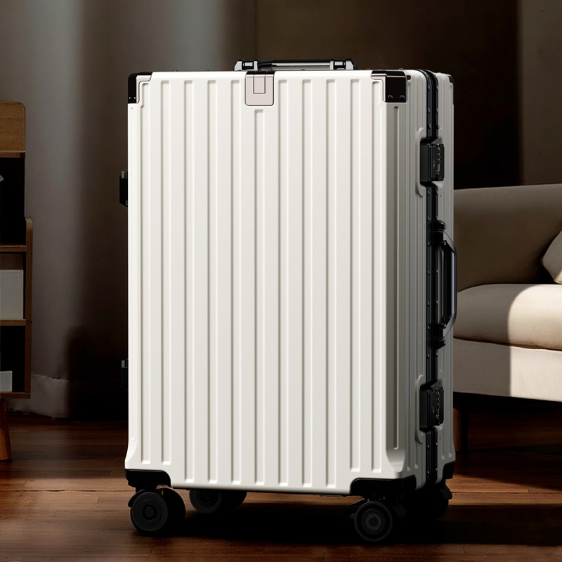 Large-capacity suitcases: 24-inch travel suitcase, 20-inch carry-on suitcase, aluminum frame trolley case, 20-inch multi-functional storage box