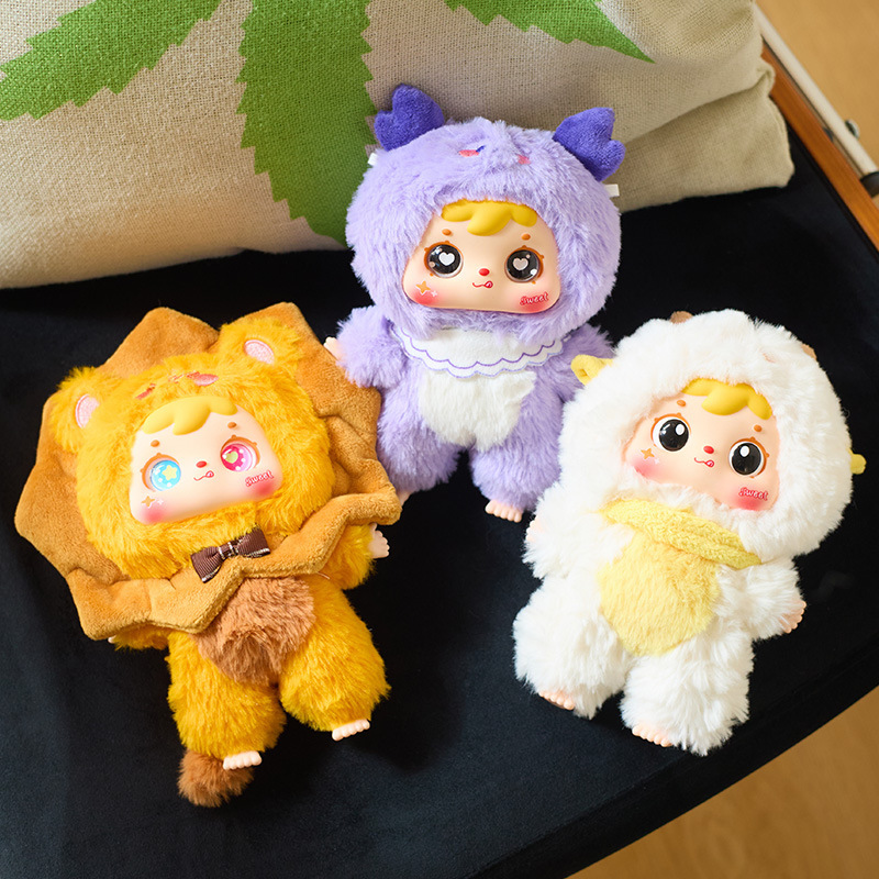 Sanxiaomao's best-selling 12 zodiac plush blind box, a delicate and trendy gift for girls, toys, bags, pendants, and hand Specification image