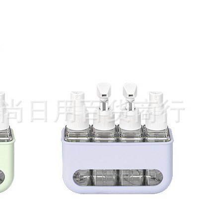 High appearance level multi-in-one travel portioned bottle portable skin care lotion bottle, airworthy spray bottle set Specification image