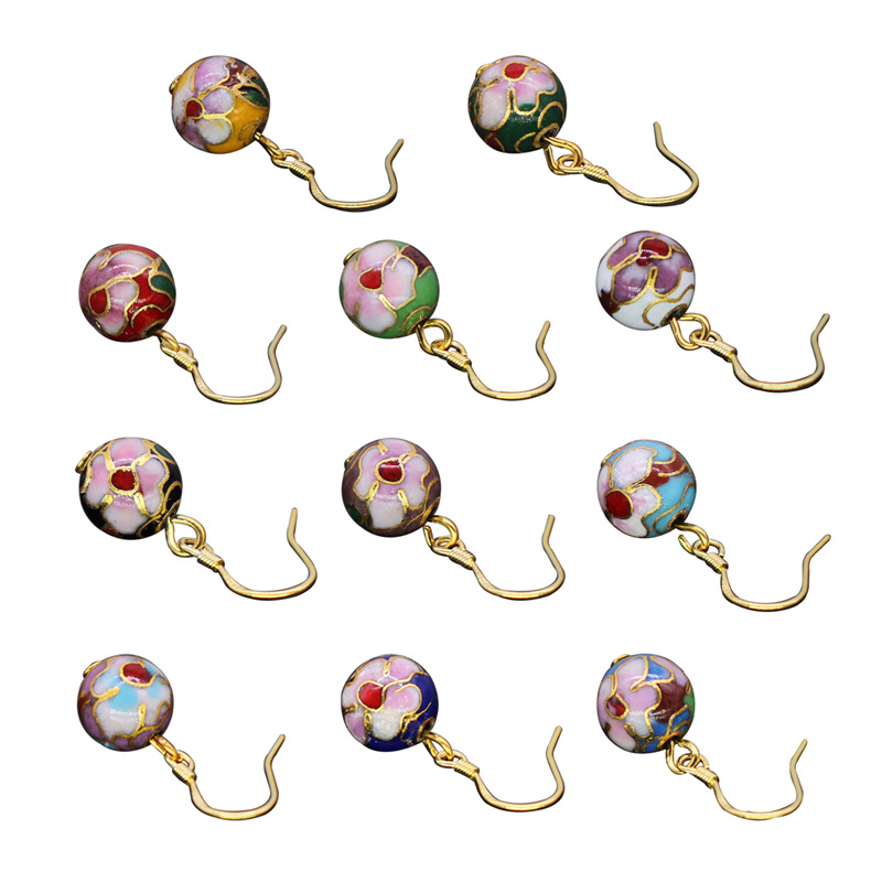 珐琅彩晶工艺品/装饰画/掐丝珐琅/珐琅/俄罗斯彩蛋白底实物图