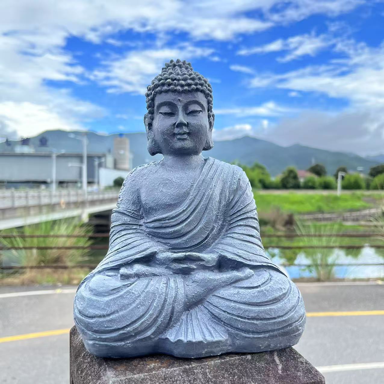 Cross-border Buddha statues, Zen ornaments, window display, entrance hall ornaments, resin handicrafts, home, garden, garden and courtyard ornaments Specification image