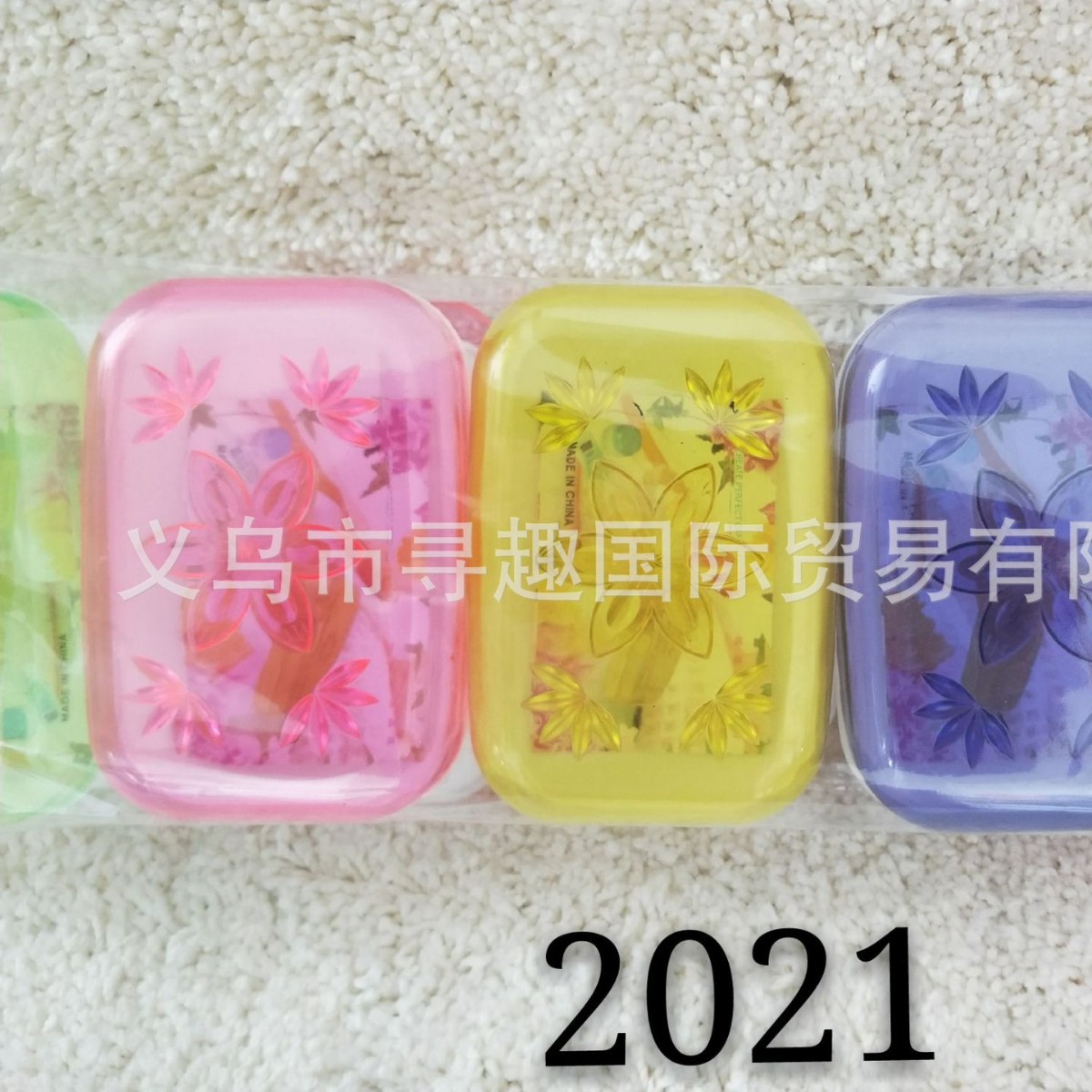 A variety of cross-border foreign trade soap storage boxes are available for selection. Cartoon wall-mounted soap boxes without punching holes are available for wholesale Specification image