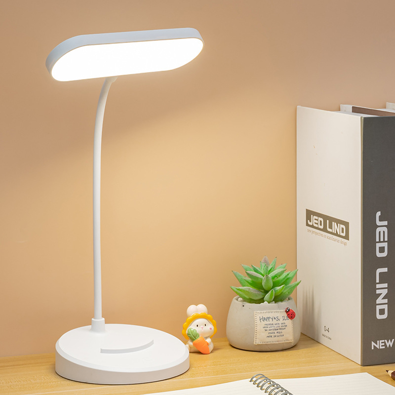 Plastic desk lamp for study desk, eye-protecting desk lamp, 180g anti-blue light, quiet tone light
