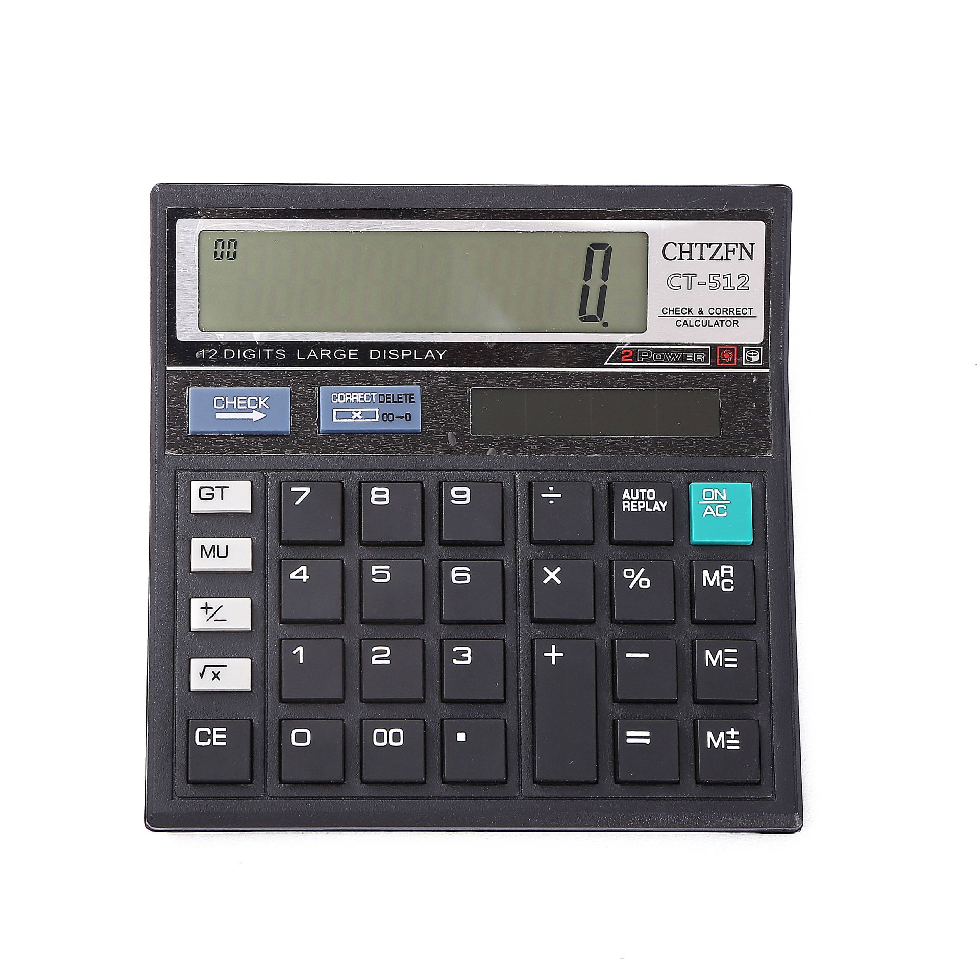 CT-512 factory direct sales calculator, 12-digit large-screen accounting and financial dedicated computer Item Picture