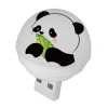 Smart voice USB charging Panda light, voice-controlled night light for bedroom and bathroom, mini soft light, seven-color night light Item Picture
