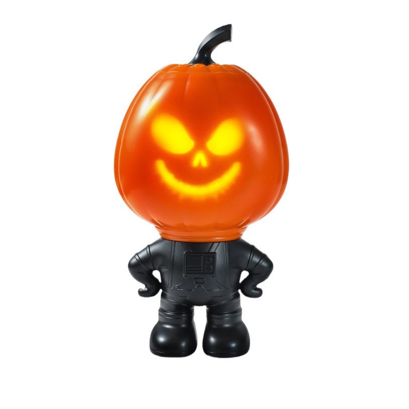 Cross-border Halloween lights, pumpkin man lights, singing and talking festival lights, Christmas ktv family decoration, projection lights, atmosphere rendering, night lights, Halloween atmosphere, and small pumpkin lanterns Item Picture