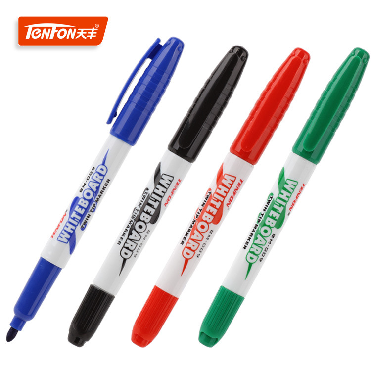 Tianfeng Double-headed whiteboard pen, small double-headed whiteboard pen 009 for foreign trade