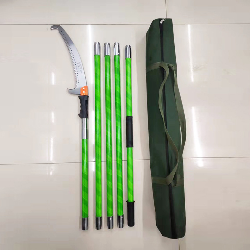 Multi-functional segmented extended telescopic high-altitude insulating high-branch saw, outdoor garden fruit tree handsaw, insulating high-branch saw Application Scenario