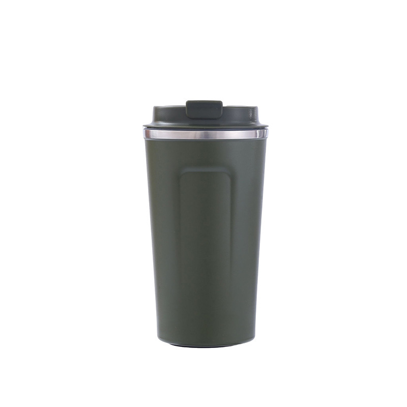 Colorful stainless steel large-capacity car titanium metal insulated water cup, portable insulated cup for automobiles Item Picture