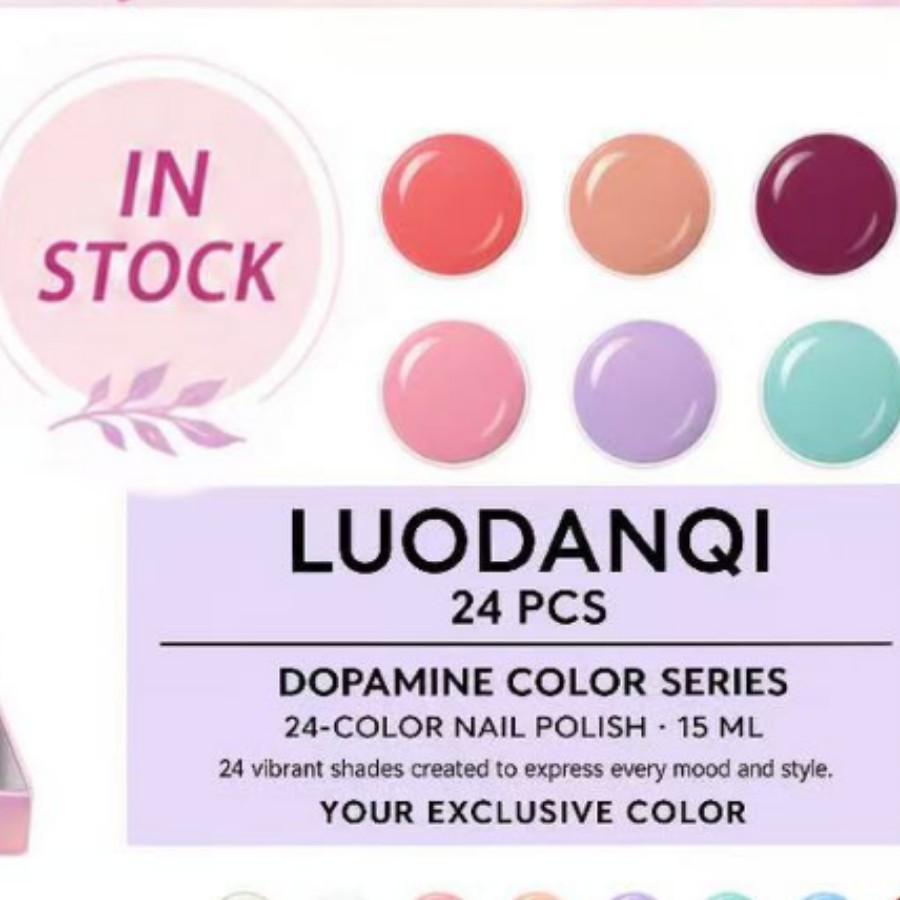 New nail polish, 24-color nail polish, non-tear-off oil-based nail polish, factory direct sales for nail art Application Scenario