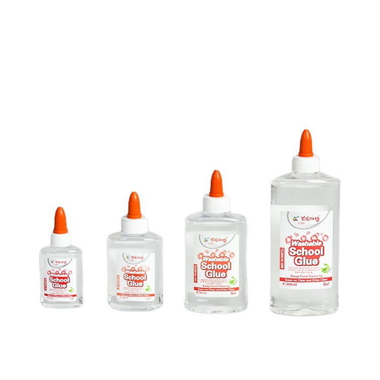 雅隆跨境学生胶瓶装液体学校学生手工DIY胶可水洗PVA透明胶水