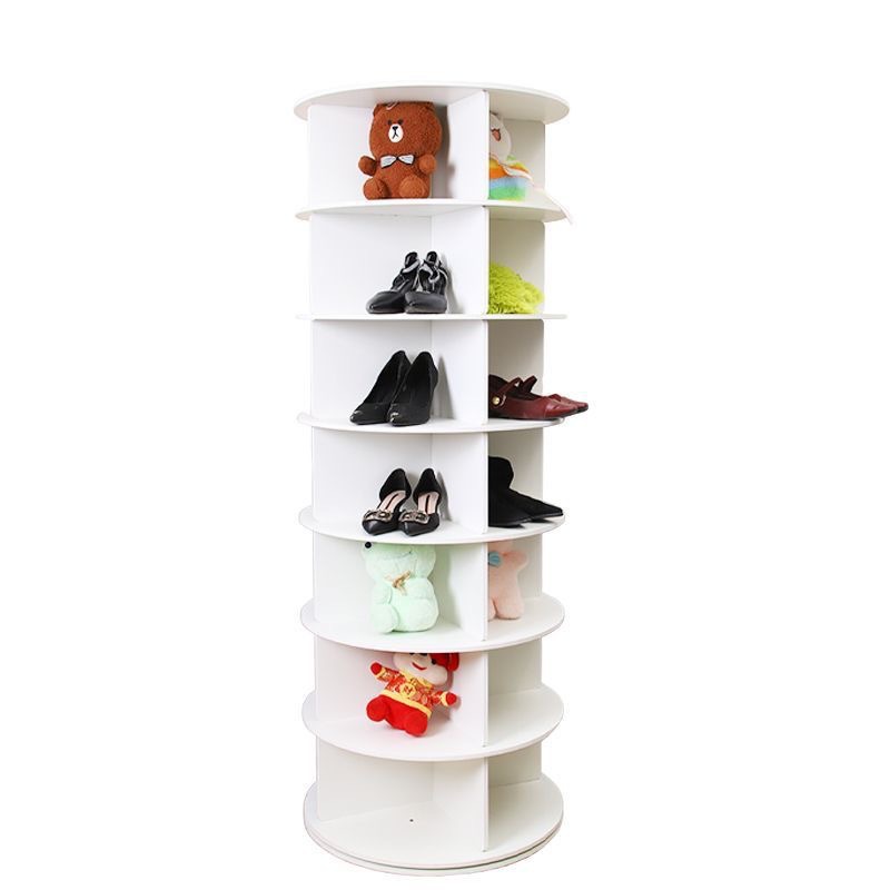 cross-border rotatable shoe rack, 360-degree durable shoes and bags floor-standing storage rack, multi-functional storage cabinet Item Picture