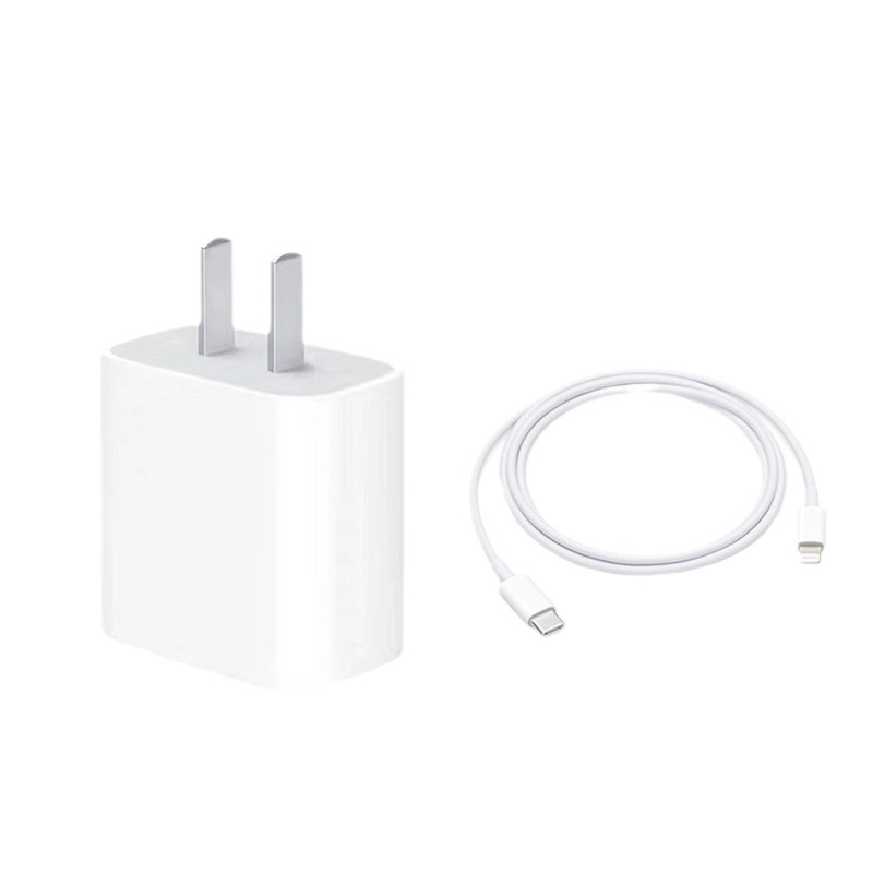 This is a genuine Apple charger, original factory fast charging iPhone data cable, PD20W charging head with 3c certification Item Picture