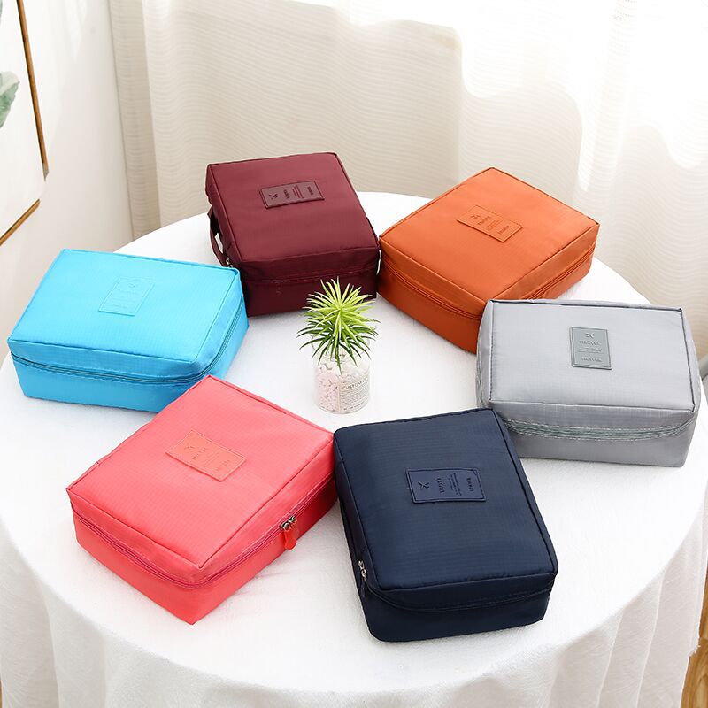 Square luggage, cosmetic bag, multi-functional waterproof travel storage, double-layer women's travel bag, men's toiletry bag Application Scenario