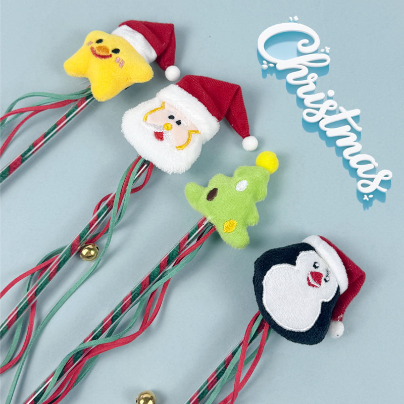 Amazon's best-selling pet supplies, cartoon cat toys, Christmas-themed series, interactive play cat toys wholesale Specification image