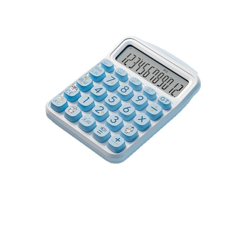 Voice calculator, cartoon penguin, large screen, high appearance level, cute keys, computer desktop office arithmetic machine Item Picture