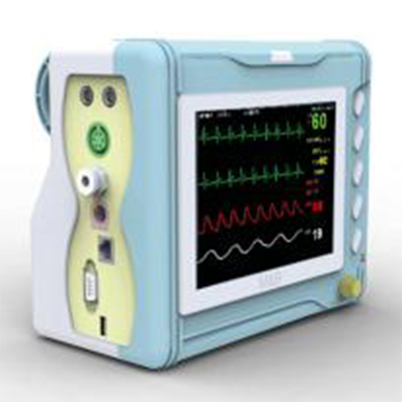 Foreign trade exclusive supply multi-parameter electrocardiogram monitor, medical patient portable monitoring instrument touch screen color display details Picture