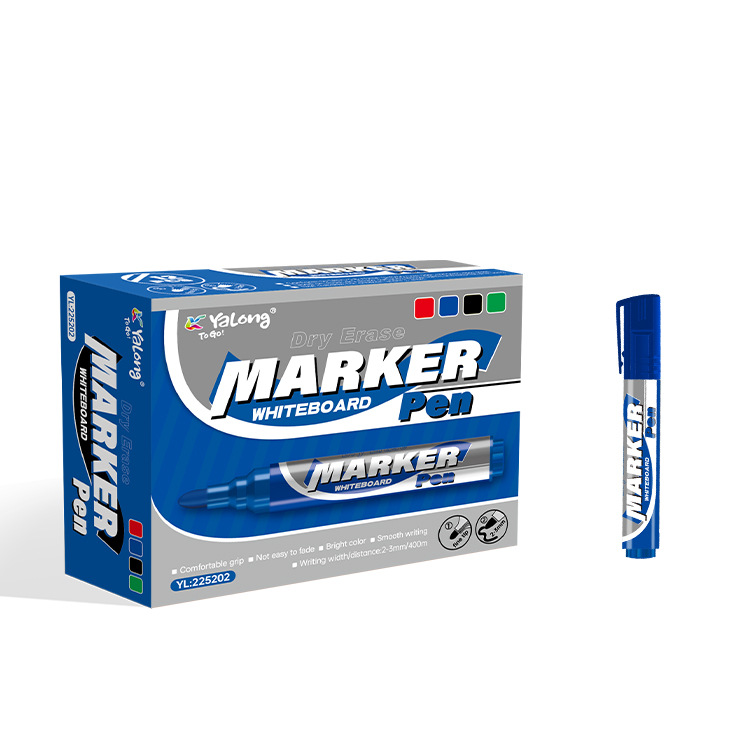Yalong Cross-border Student Wholesale Quick-drying ink pens, office supplies, whiteboard pens, paint marker pen sets, Macado