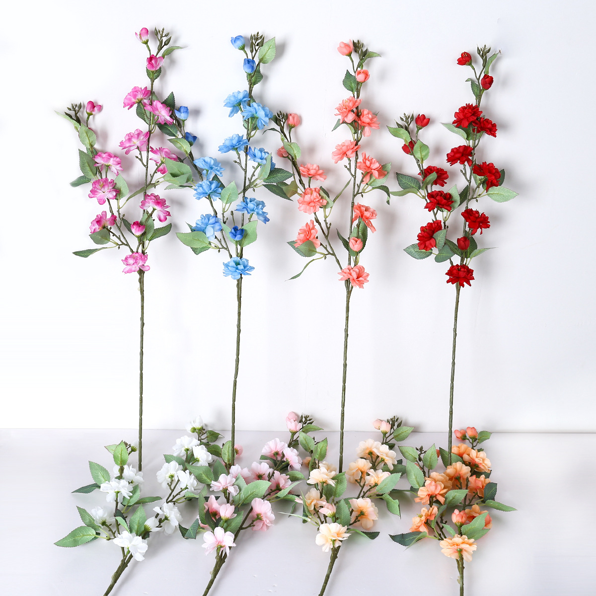 Artificial single-stem camellia, Chinese-style retro home decoration photography props, artificial flowers, silk flowers, wild camellia artificial flowers Application Scenario