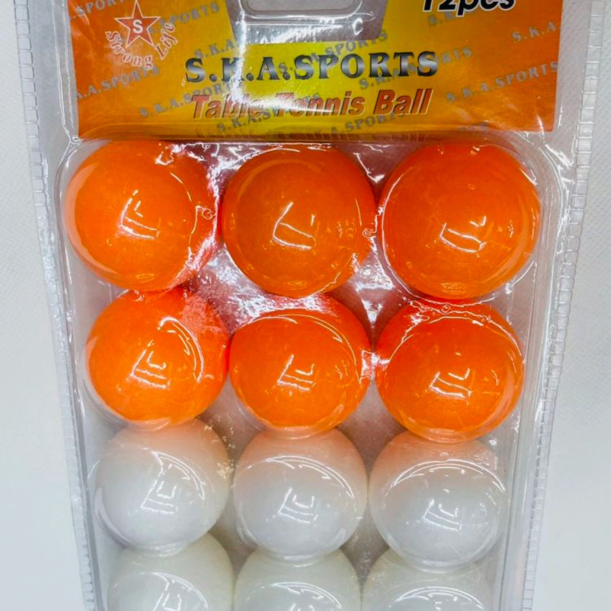 ABS ping-pong ball 12-piece suction card, a best-selling product for foreign trade, factory direct sales, 40mm in stock, quick delivery, one-piece consignment details Picture