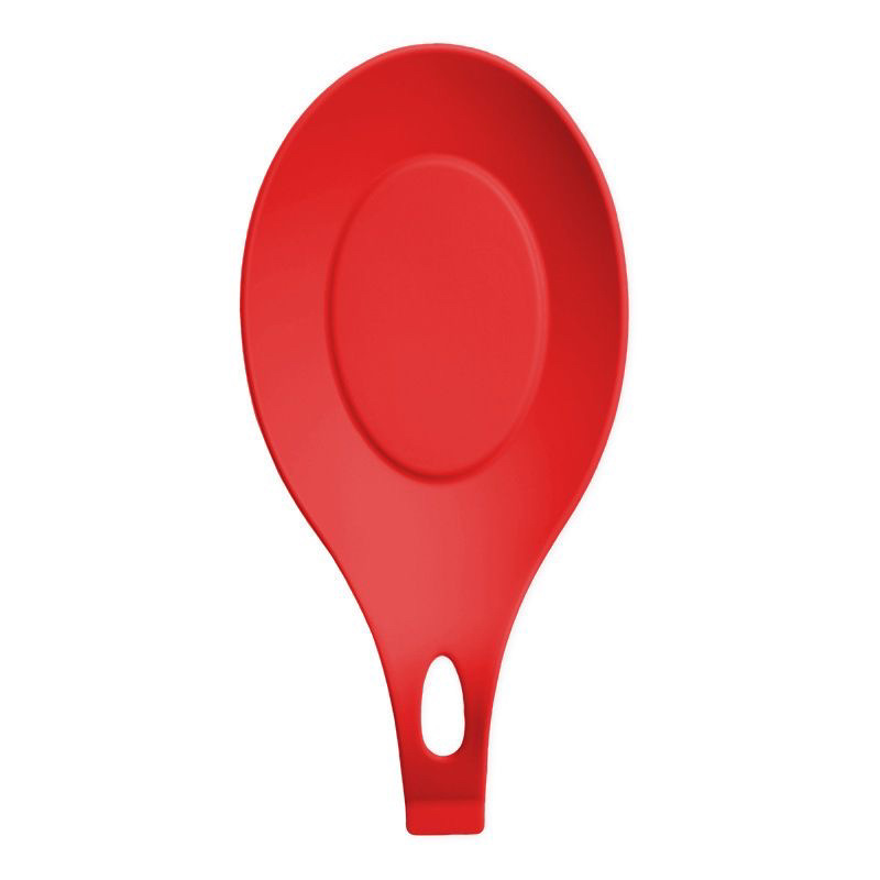 The soft rubber heat-insulating soup spoon pads and spatula pads for household kitchen are easy to clean details Picture