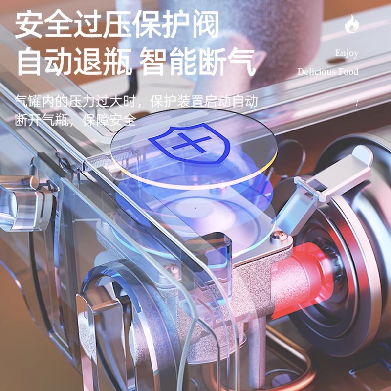 Portable magnetic outdoor gas stove, field stove, cookware, gas stove, pot, gas cylinder stove, complete set of gas stove Specification image